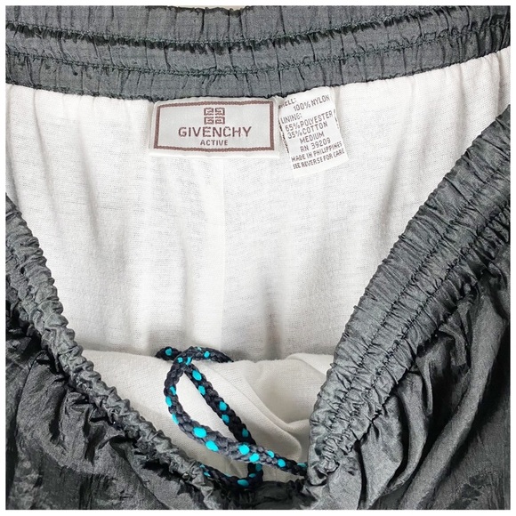 Givenchy Vintage Active Black Windbreaker Pants Size Medium - Picture 6 of 8